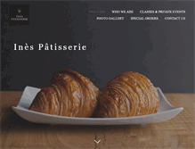 Tablet Screenshot of inespatisserie-seattle.com